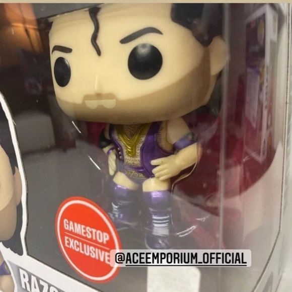 Funko pop Razor Ramon purple METALLIC GAMESTOP EX - Picture 5 of 9
